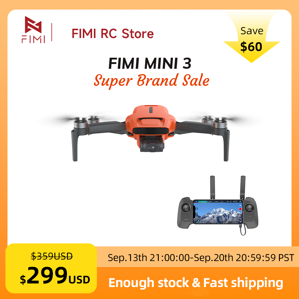 Drone Camera Night Vision - FIMI MINI 3 Camere Drone 4K