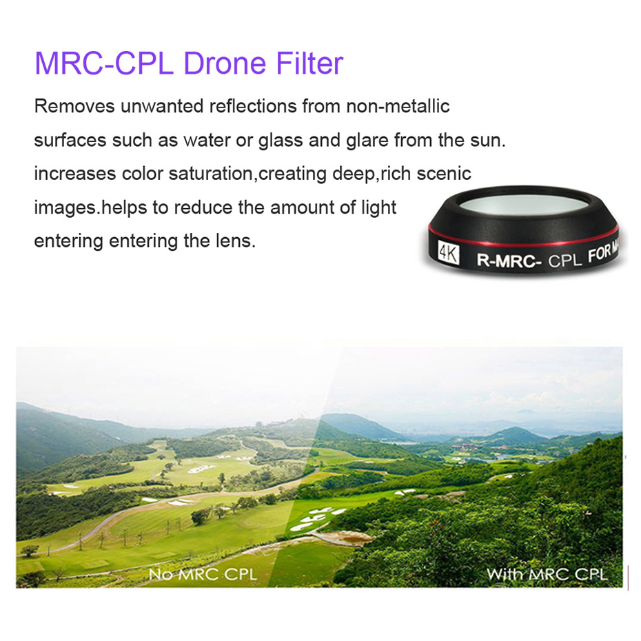 Drone Filter For Mavic Pro CPL - огляд і ціна Drone Camera Night Vision