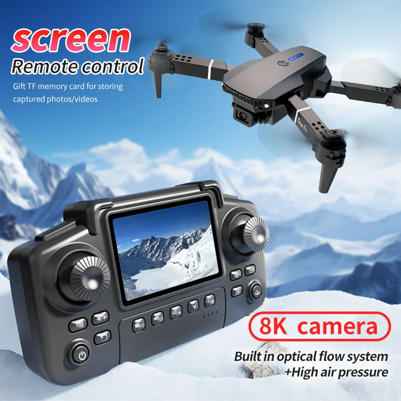 Professional E88 PRO Drone wit - огляд і ціна Drone Camera 4K