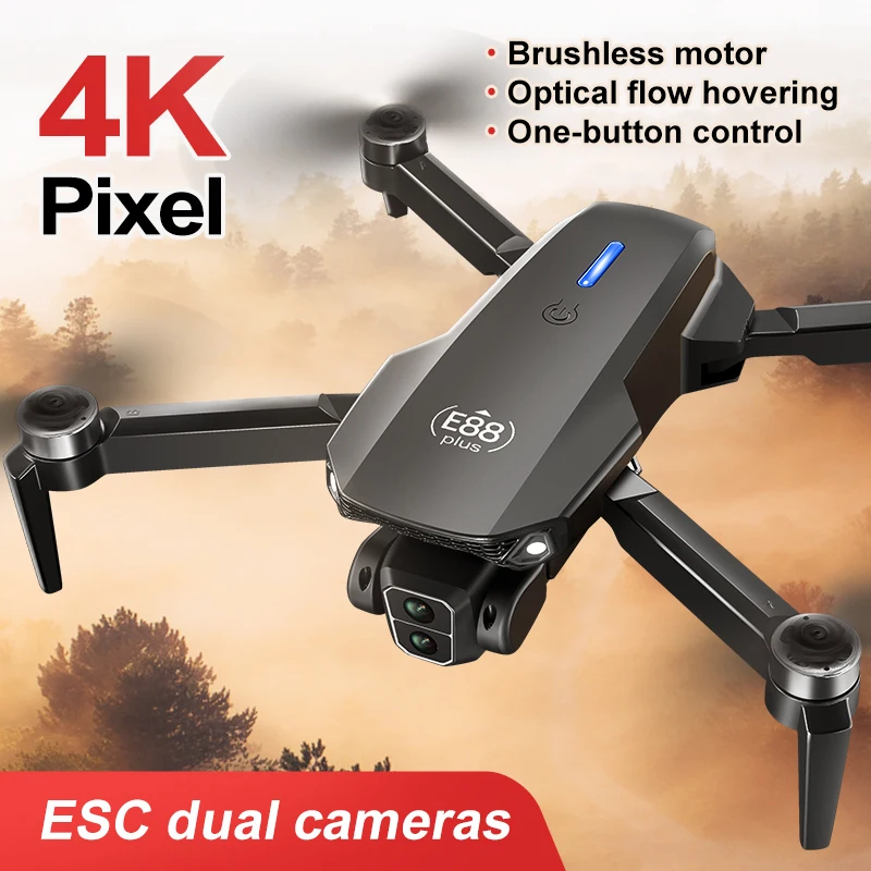 New E88 Plus Quadcopter Drone: - огляд і ціна Drone Camera Night Vision