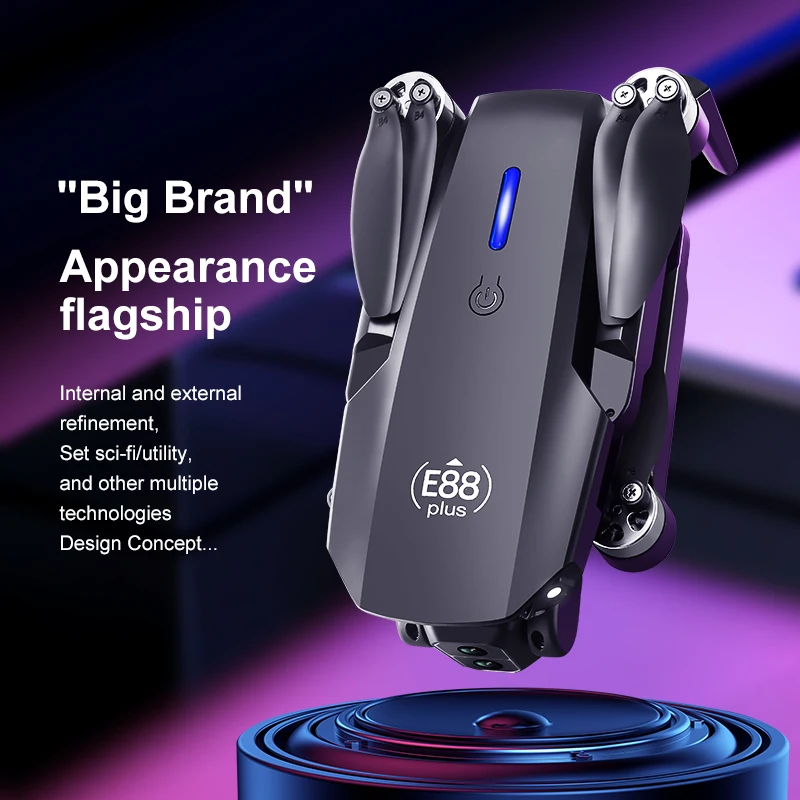 New E88 Plus Quadcopter Drone: - огляд і ціна Drone Camera Night Vision