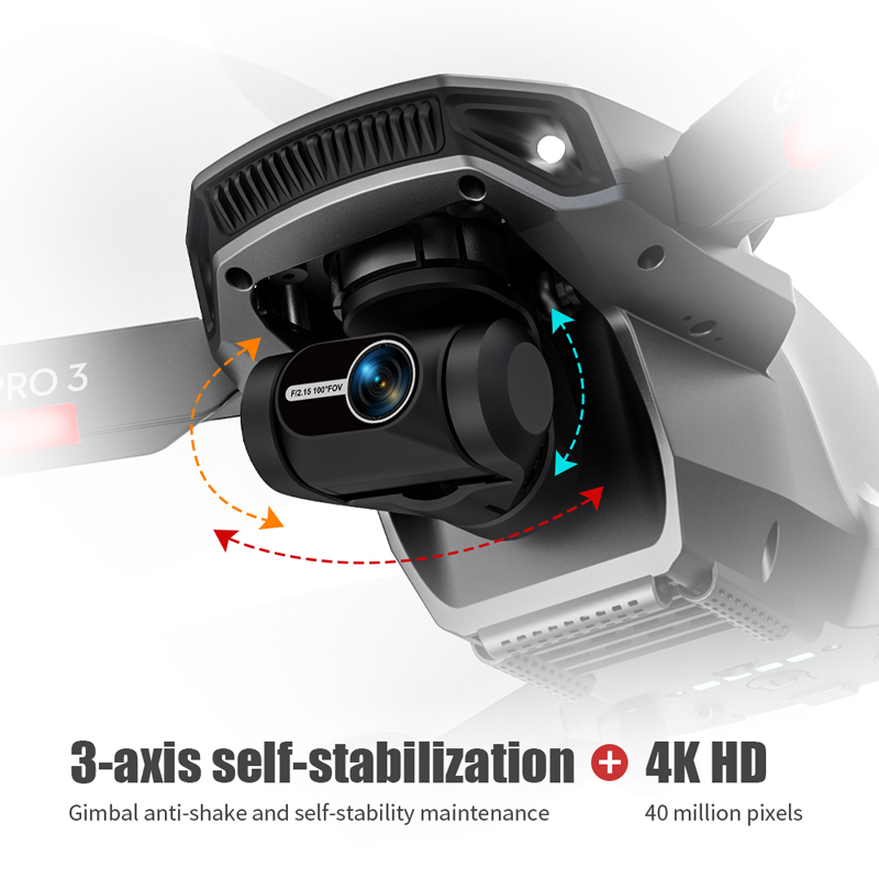 L106 Pro 3 Drone 5G WIFI FPV F - огляд і ціна Drone Camera With Gimbal
