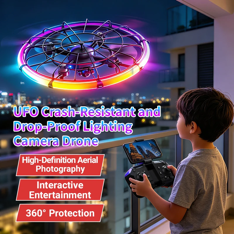 JJRC H145 UFO RC Drone with Du - огляд і ціна Drone Camera Lens